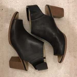 JOSEF SEIBEL | black bonnie open-toe booties 40
